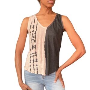 YOUNG FABULOUS & BROKE || BLACK PINKISH TANK TOP || SIZE: SMALL